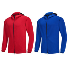 men women polyester hooded sport running jacket